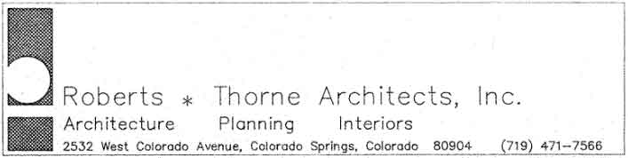 Original business card for Roberts Thorne Architects