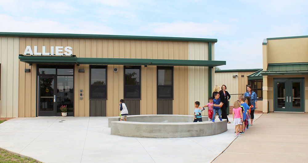 interior and exterior photos of the ALLIES building