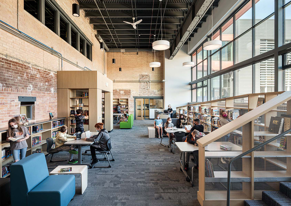 Canon City Middle School library