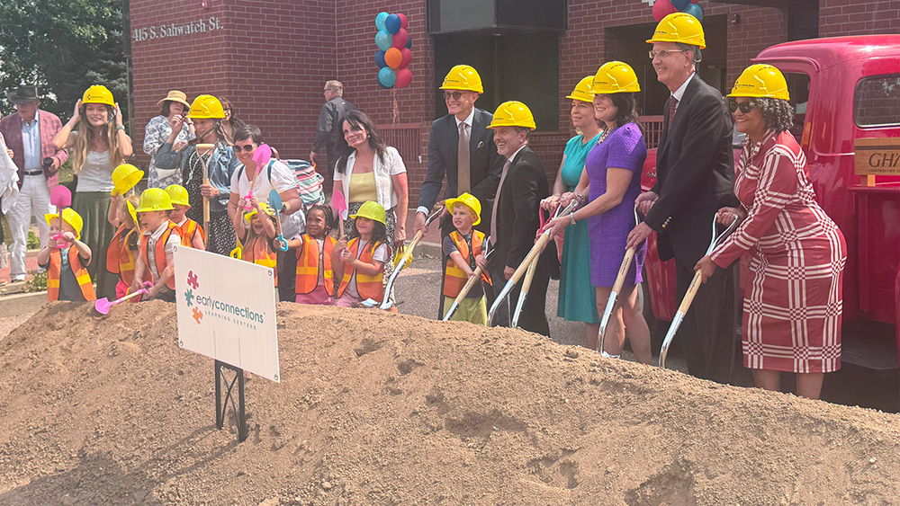 groundbreaking ceremony for the new facility