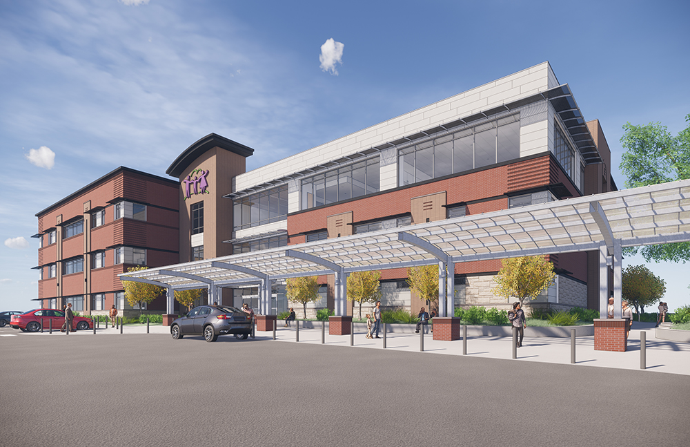 PCHC Eastside Clinic Exterior Rendering 05
