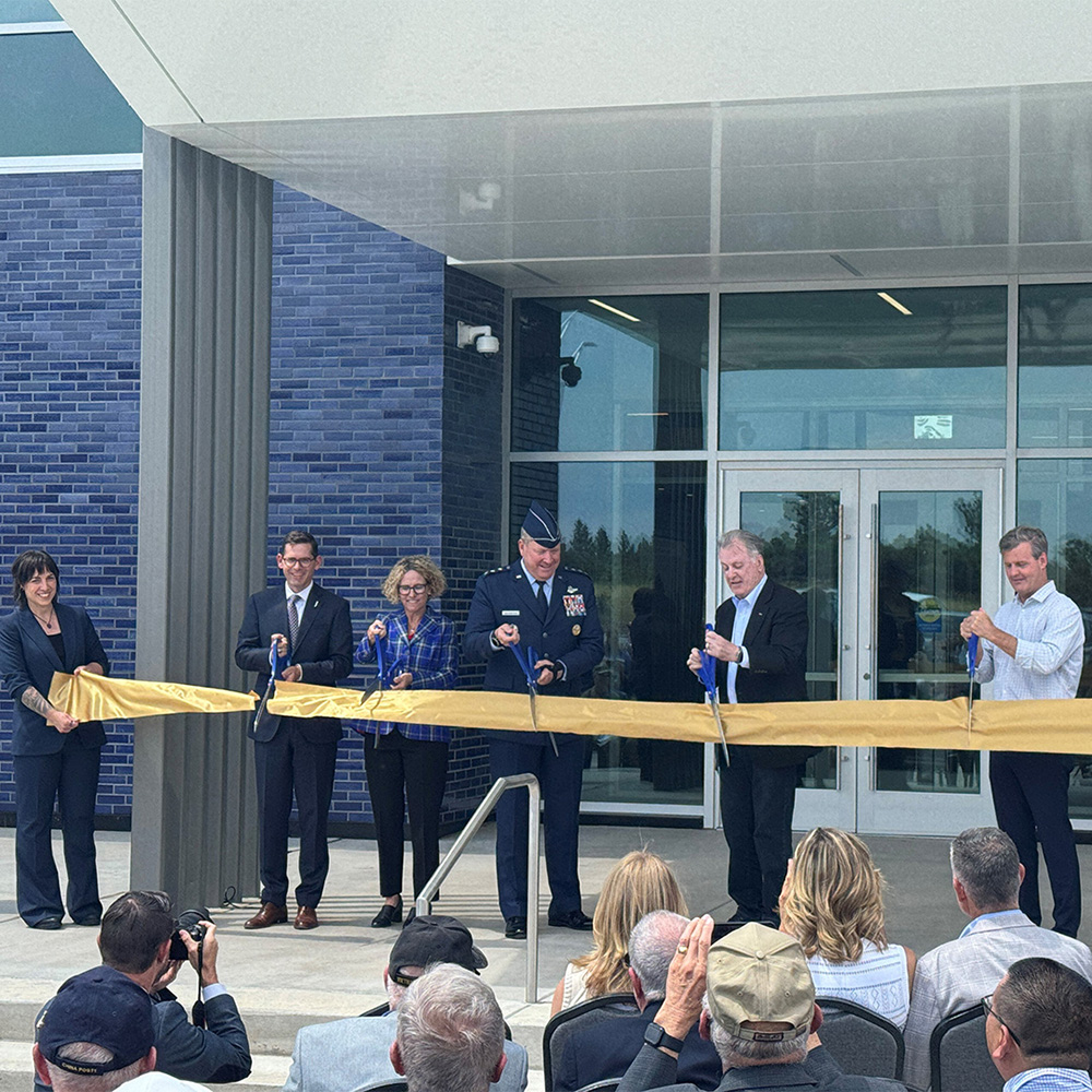 wecker hall ribbon cutting