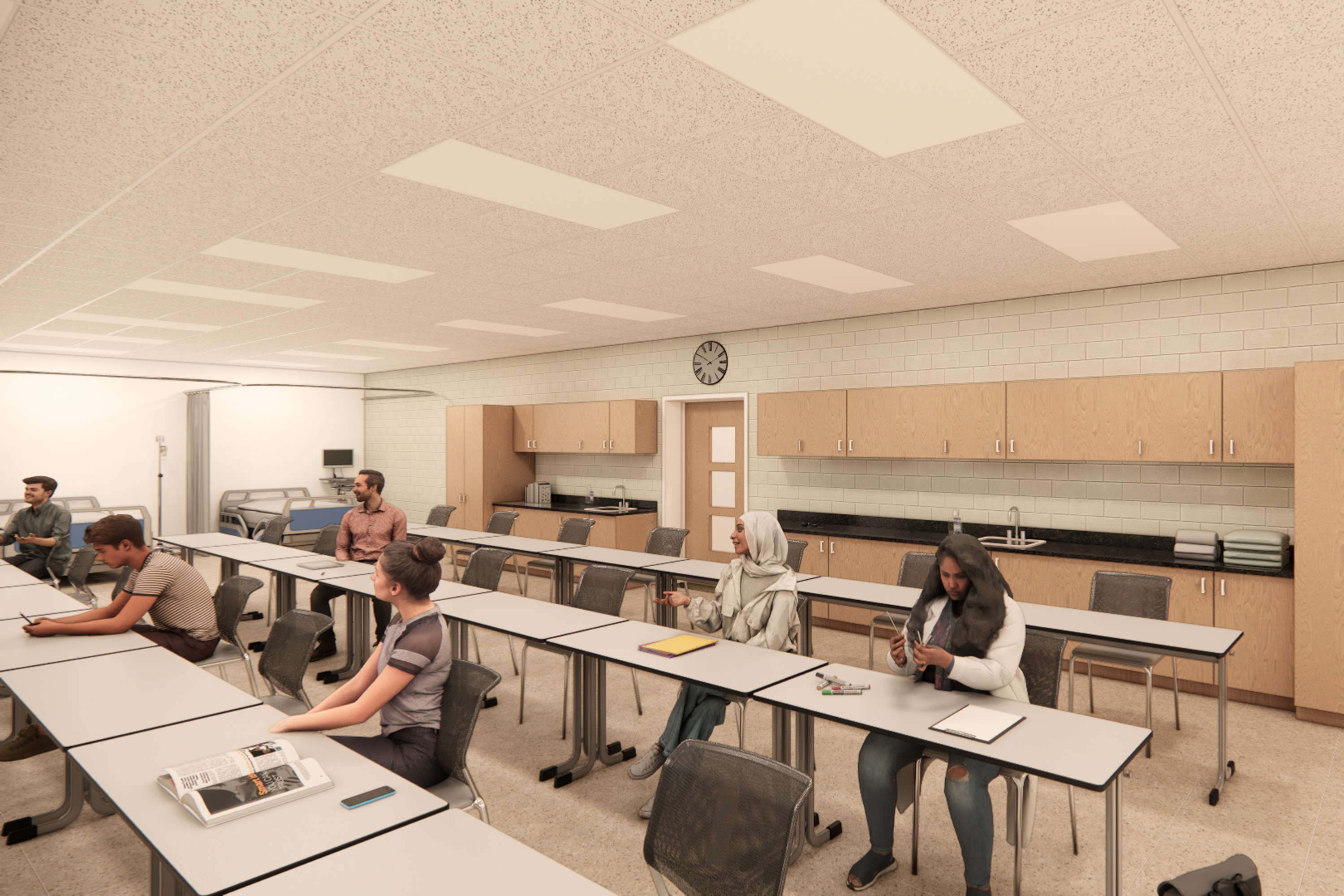 pcc fremont nursing sim lab classroom