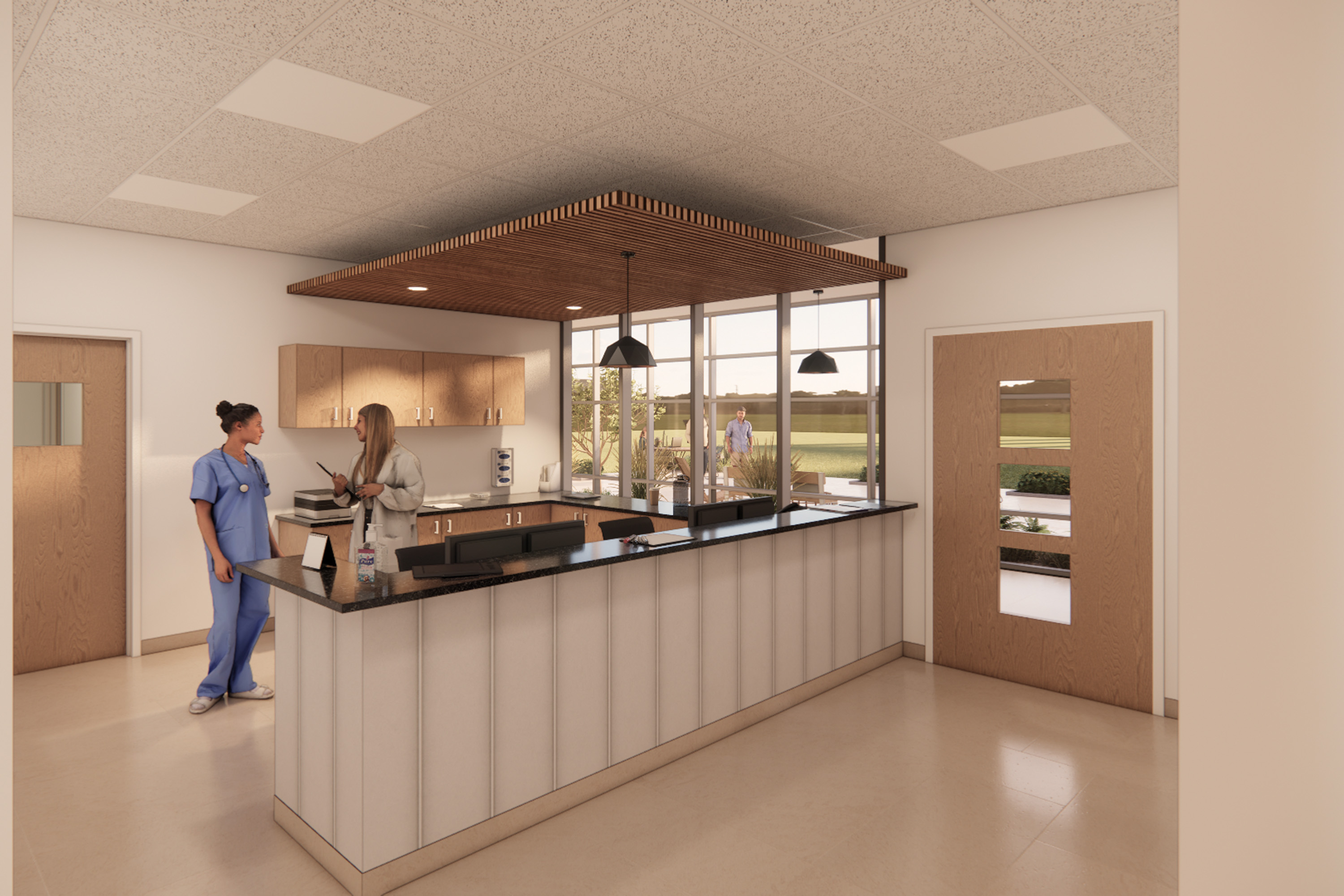 pcc fremont nursing sim lab nurse station