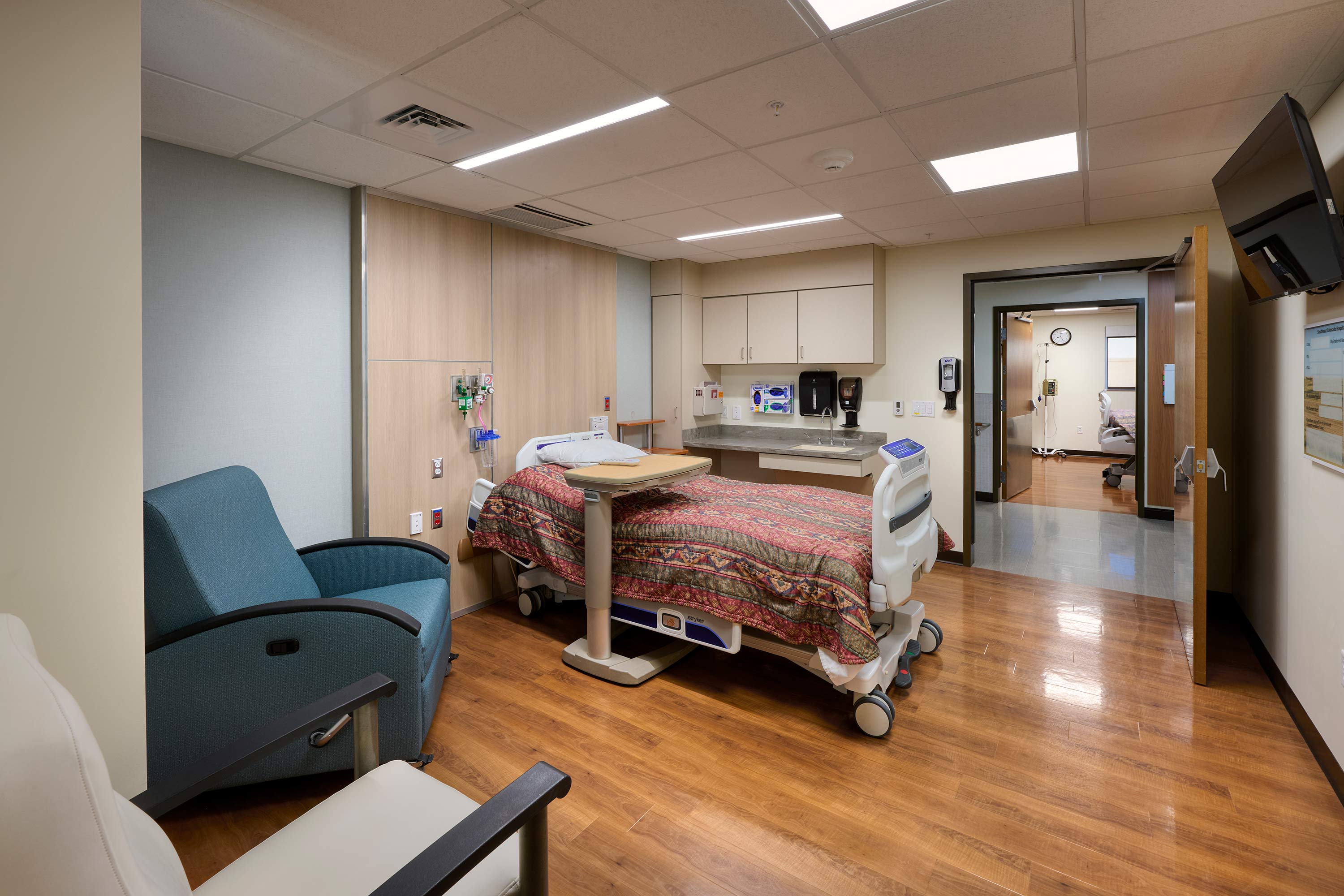 sechd interior photo patient room