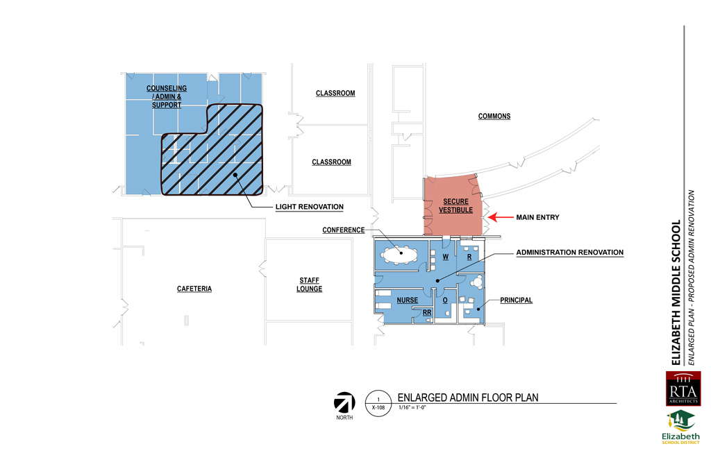 Elizabeth Middle School Proposed Admin Enlarged Plan 20240715